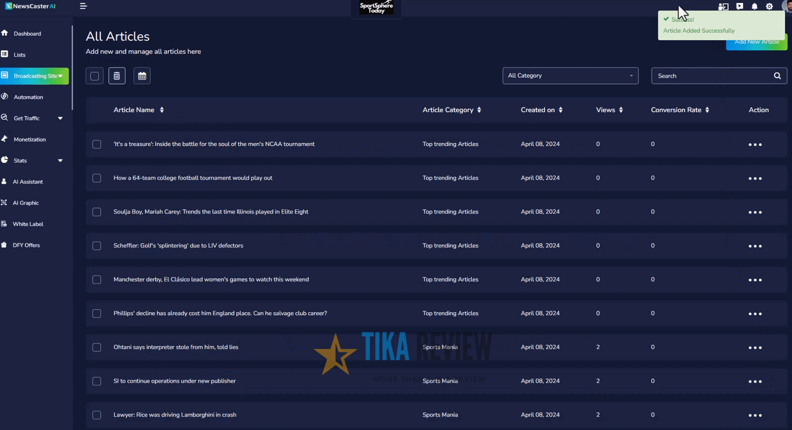 NewsCaster AI Review: Your Path to Content Dominance