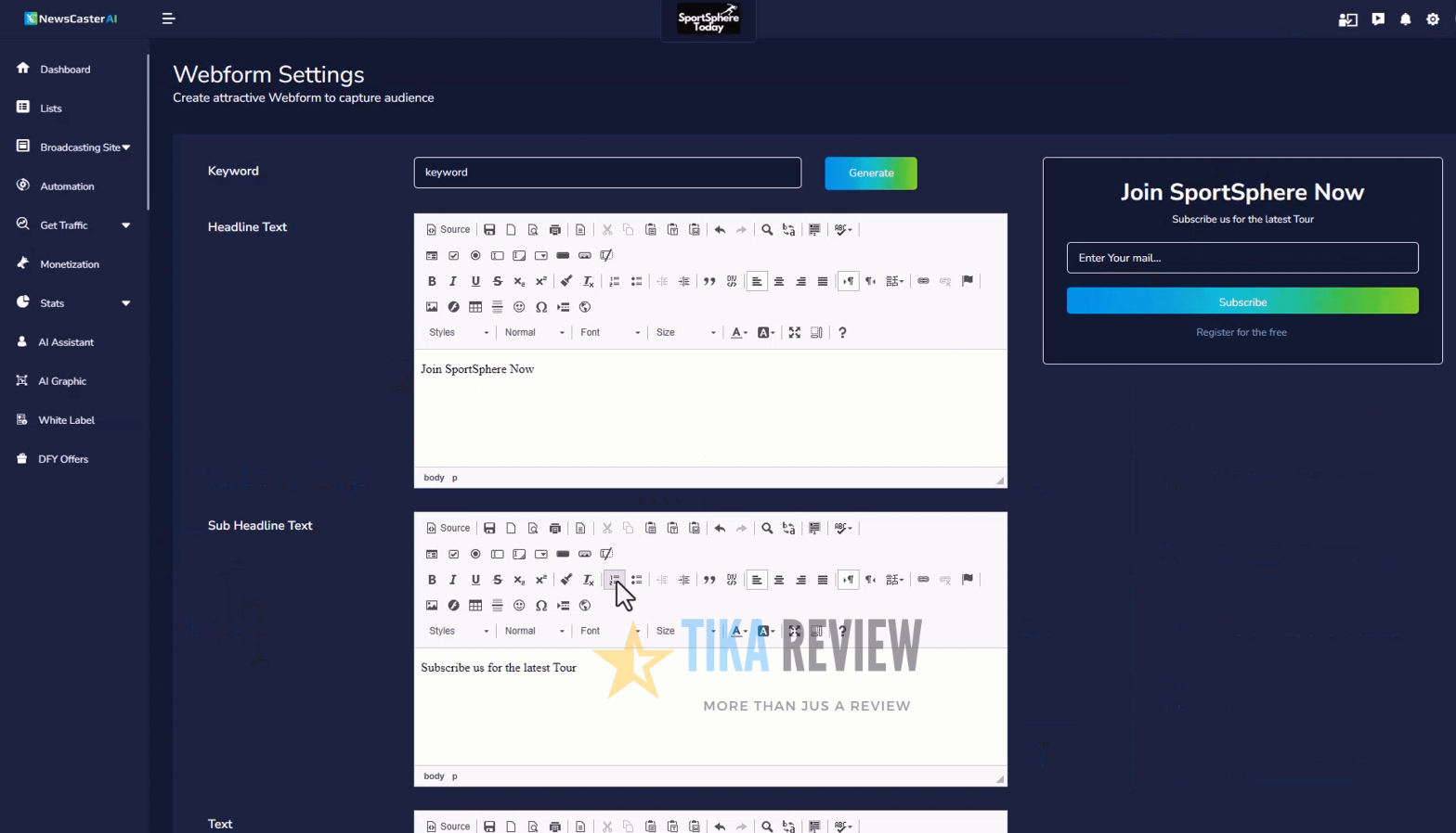NewsCaster AI Review: Your Path to Content Dominance