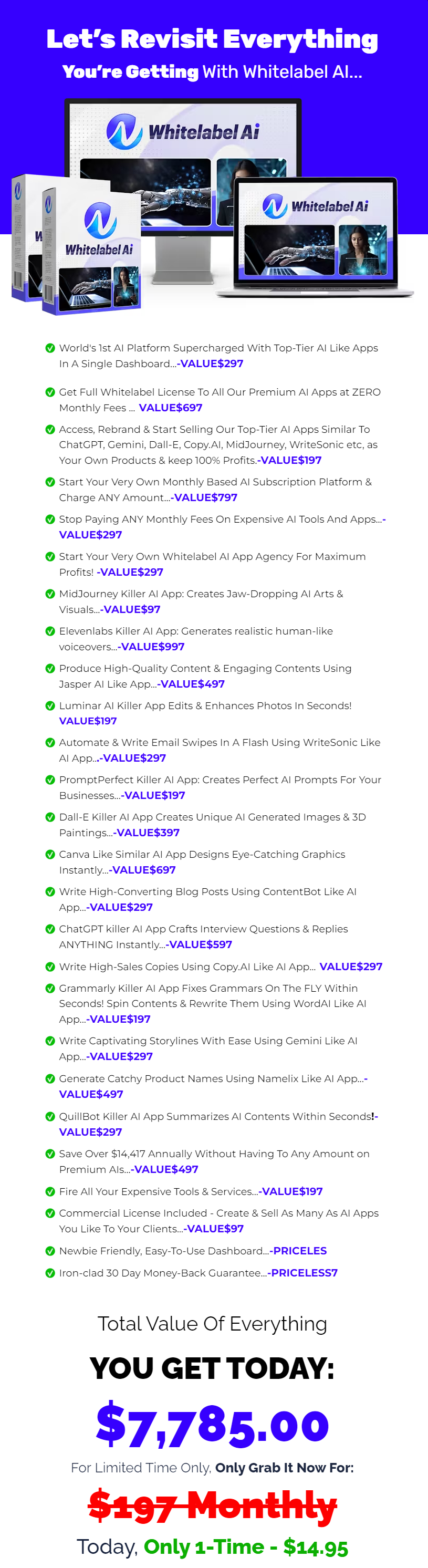 Whitelabel AI Review: Sell AI Tools Under Your Brand 11 Whitelabel AI Price