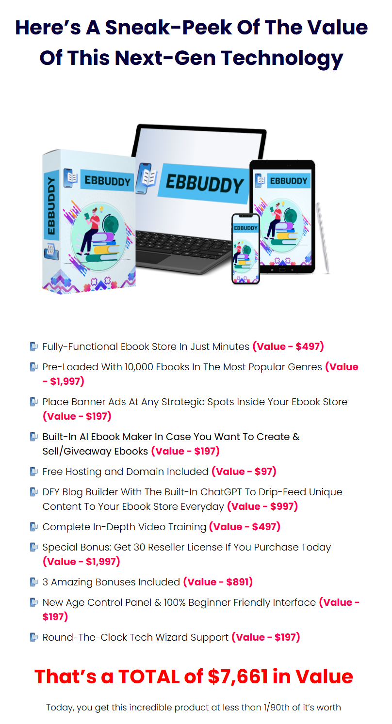 EBBuddy Review: Start Selling Ebooks with Zero Hassle