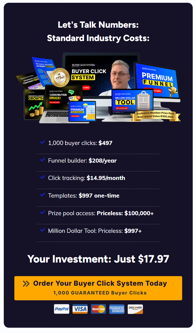 Buyer Click System Price