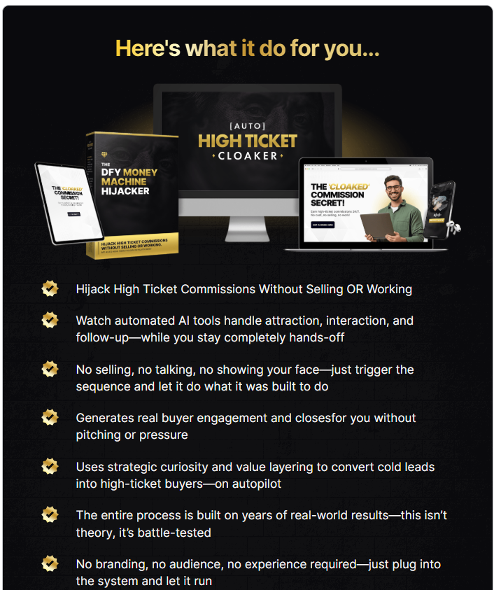 Auto High Ticket Cloaker Review: High-Ticket Made Simple
