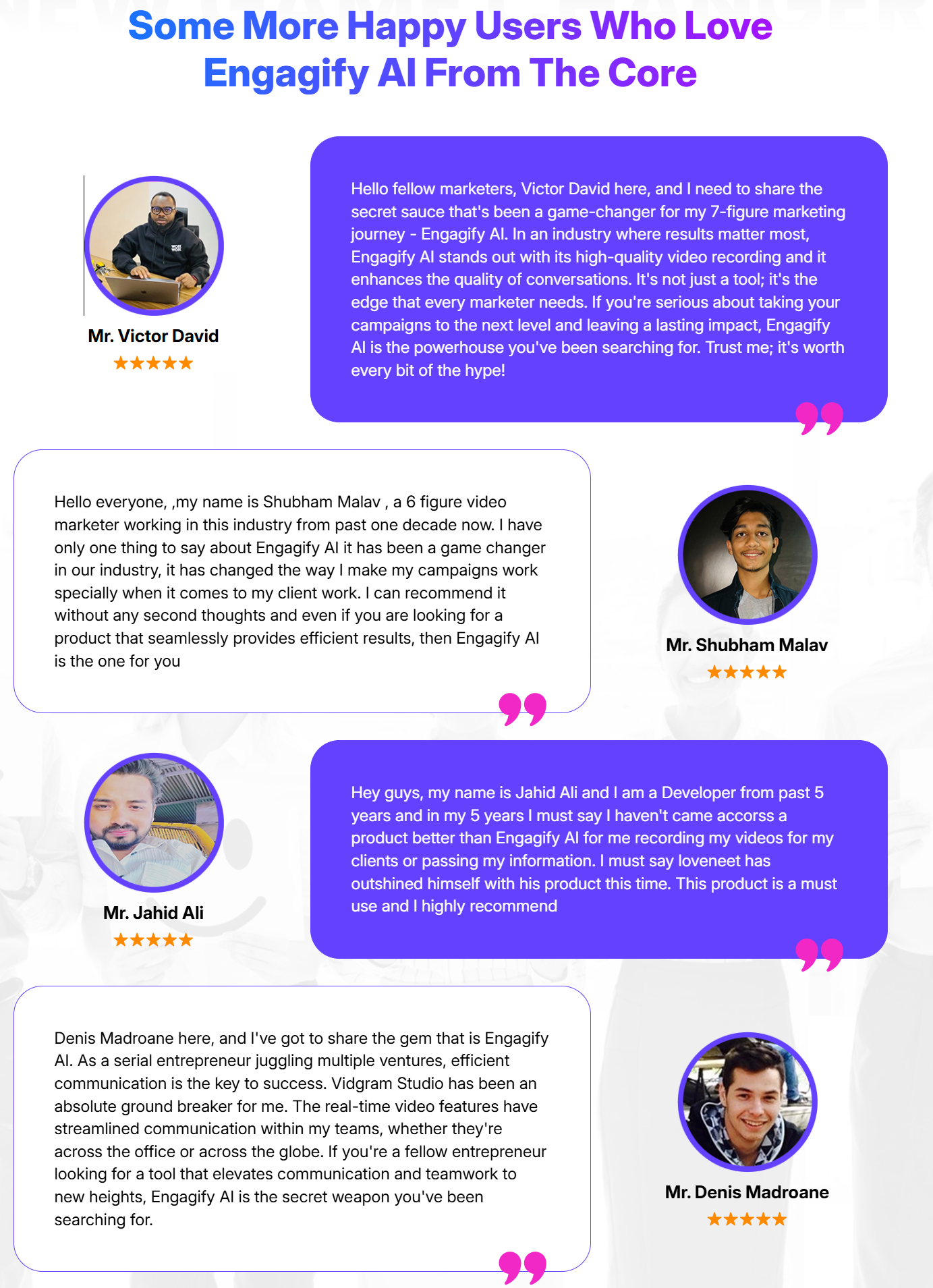 Engagify AI Feedbacks