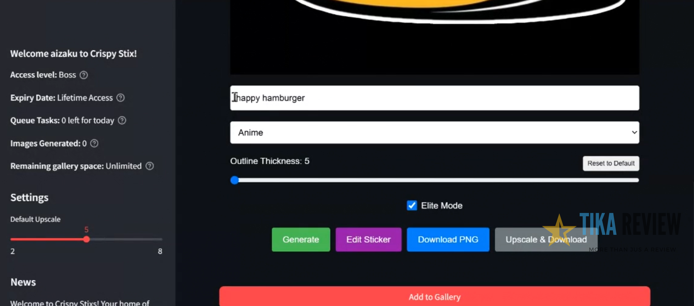 Crispy Stix Review: Easy Sticker Maker for Passive Income 5 Crispy Stix Demo