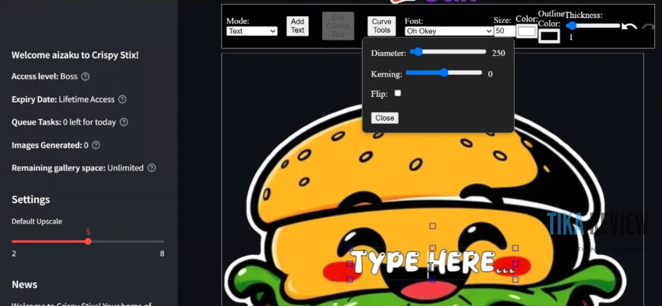 Crispy Stix Review: Easy Sticker Maker for Passive Income 8 Crispy Stix Demo
