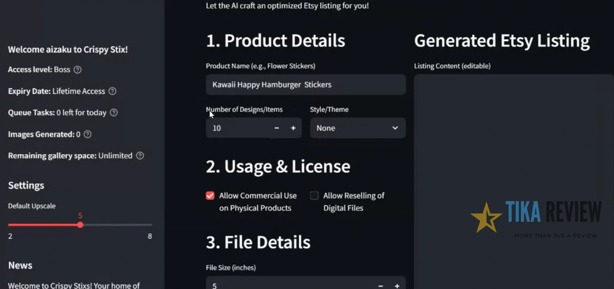 Crispy Stix Review: Easy Sticker Maker for Passive Income 11 Crispy Stix Demo