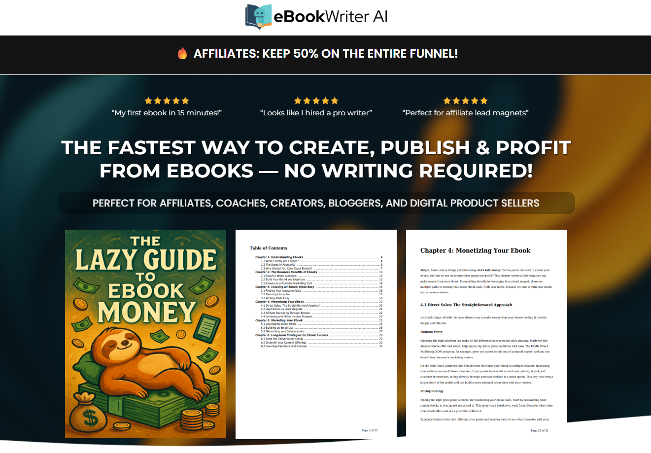 eBook Writer AI Review: Craft Pro eBooks in a Flash? 1 eBook Writer AI Review