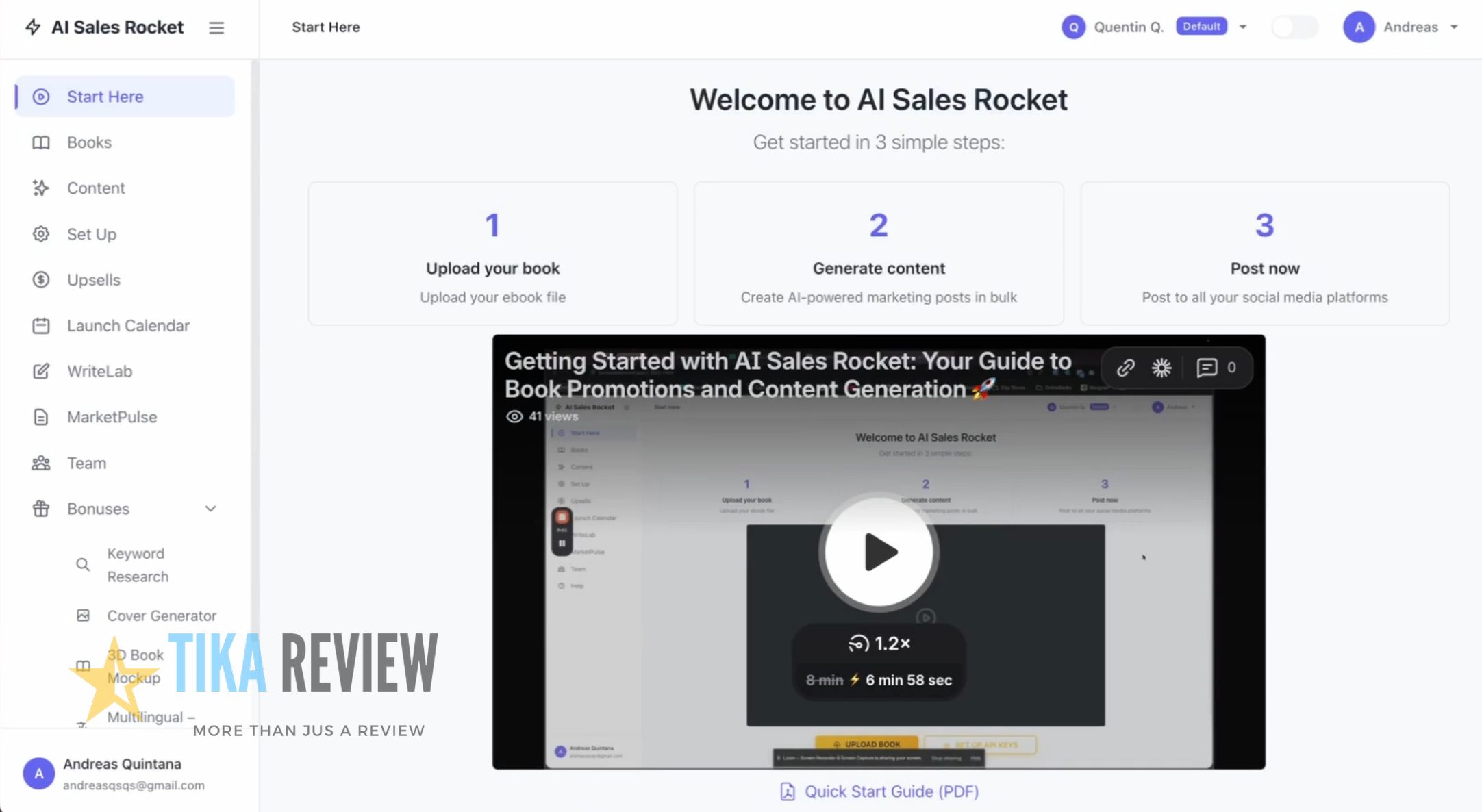 AI Sales Rocket Demo