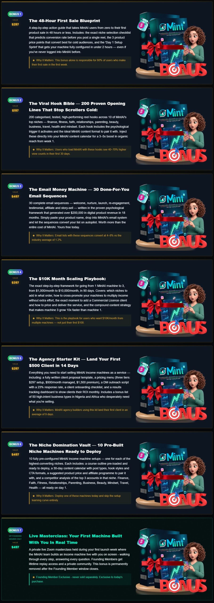MintAI Bonuses